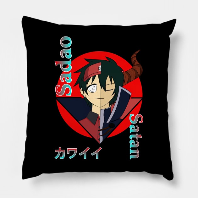 Sadao Maou Hataraku Maou-sama Pillow by TaivalkonAriel