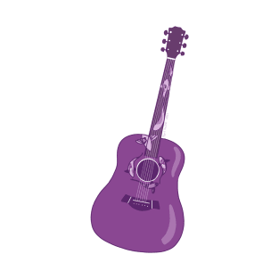 Purple koi guitar T-Shirt