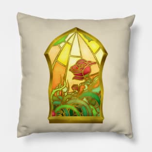 Stained Glass Bloom Pillow