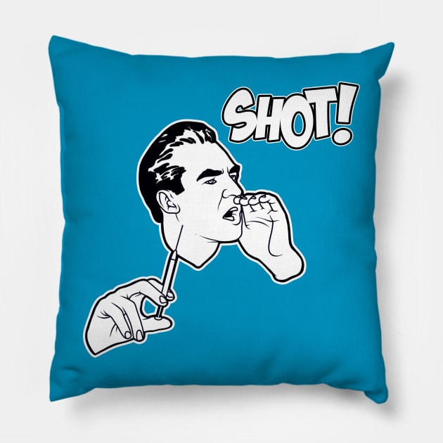 Shot Caller! Pillow by pencilnekarts