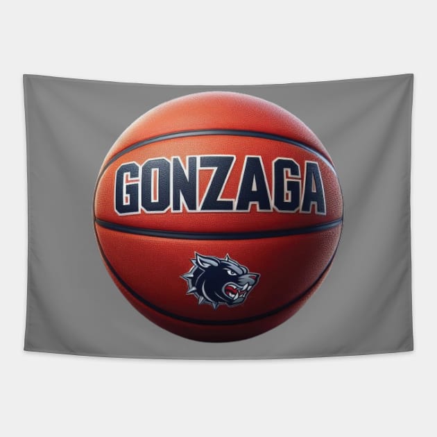 Zags Basketball Tapestry by Infilife