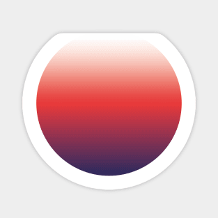 Vibrant gradient purple red bold minimal Magnet