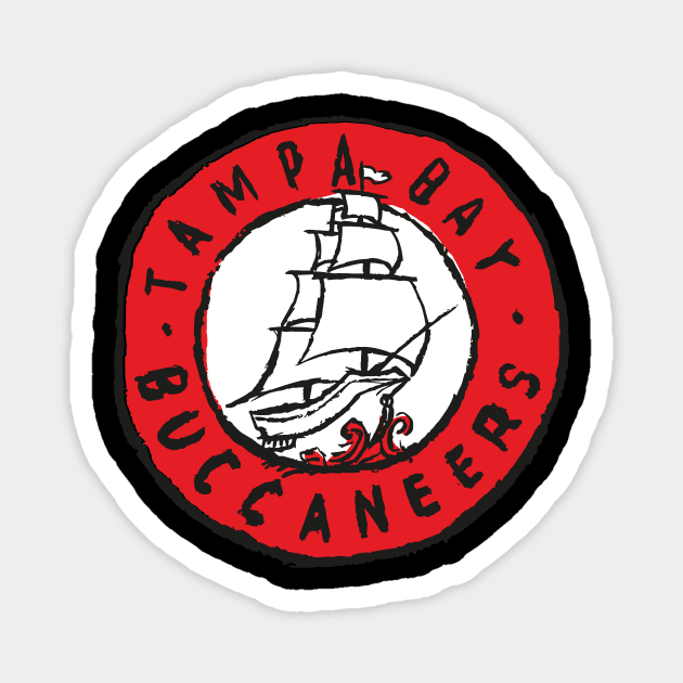 Tampa Bay Bucanneeers 15 Magnet by Very Simple Graph