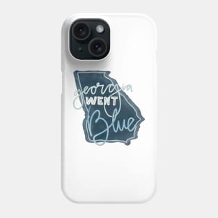 Georgia went Blue Phone Case