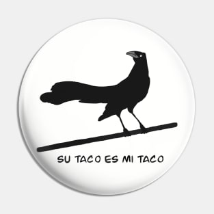 The Taco Raptor Pin