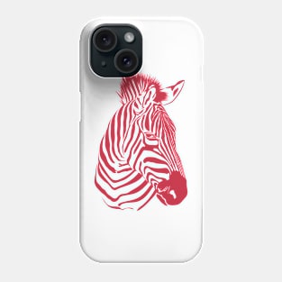 Cardinal Zebra Phone Case