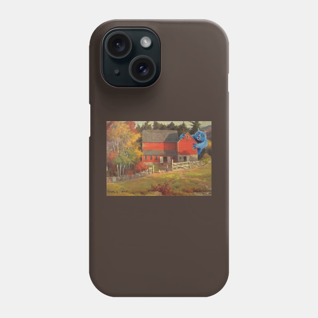 Hiding Phone Case by GnarledBranch