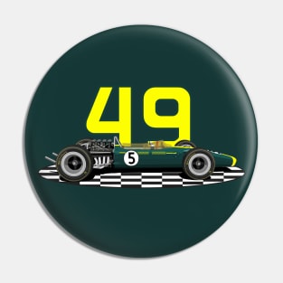 British Racing Green Pin