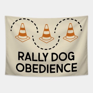 Rally Dog Obedience Tapestry