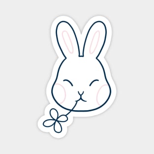 Lucky Bunny Emblem Magnet