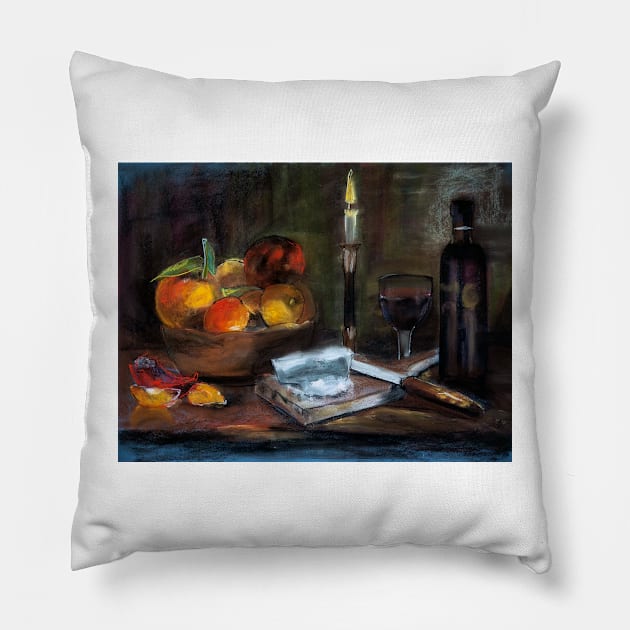 Expressive Night Etude Pillow by stohitro