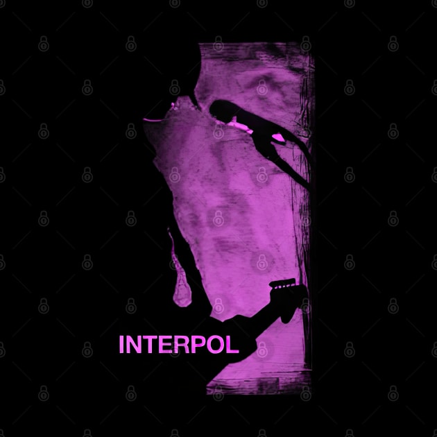 Interpol || Pink Retro Fan Art Design by Roy Pogung