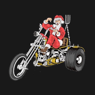 Santa big cooper bike T-Shirt