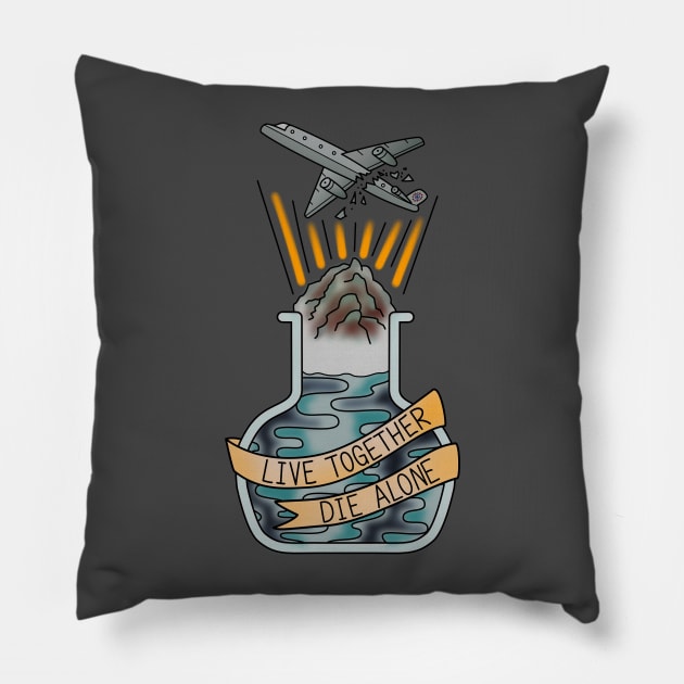 live together die alone Pillow by halfabubble