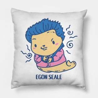 Egon Seale Funny Animal Artist pun Pillow