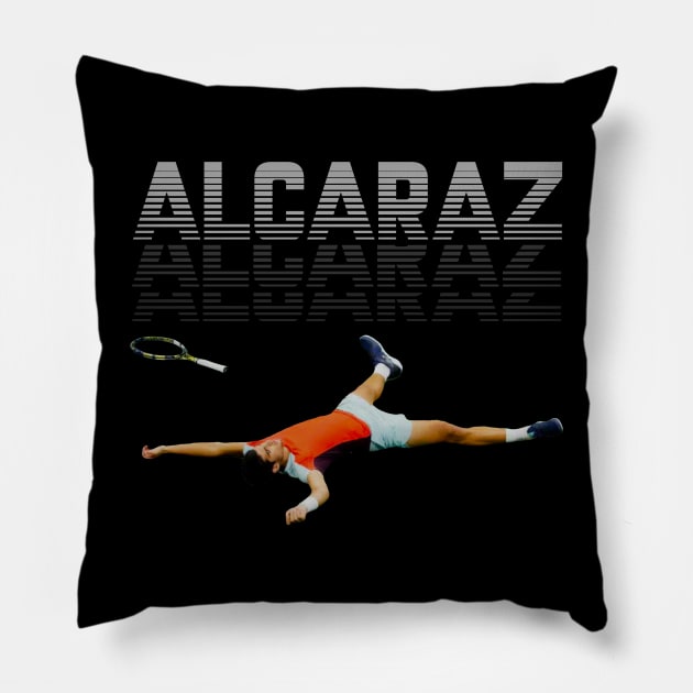 1st world champ carlos alcaras Pillow by Polaroid Popculture