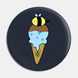 Bumblebee Icecream Cone Pin