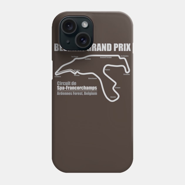 Belgian Grand Prix DS Phone Case by Chicanery