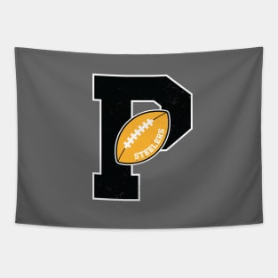 Big Bold Pittsburgh Steelers Monogram Tapestry