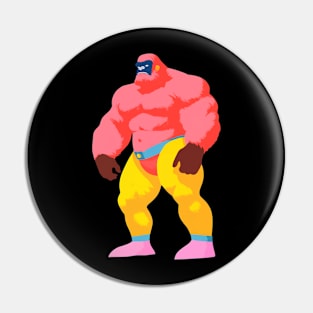 Big Foot Wrestler Pin