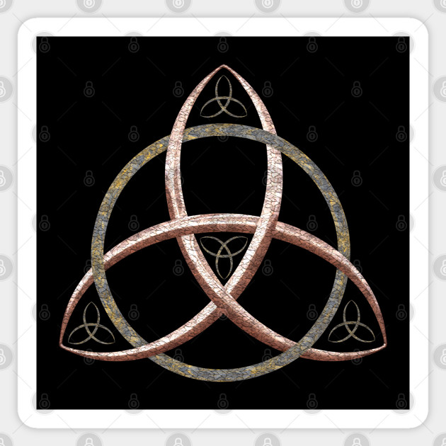 Trinity Knot Triquetra Symbol Trinity Knot Sticker Teepublic