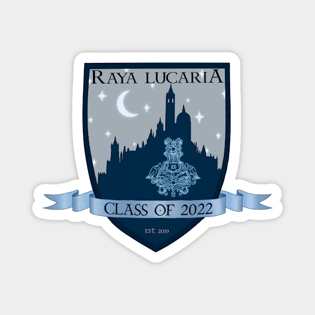 Raya Lucaria Magnet by The Lonely Moon Shop
