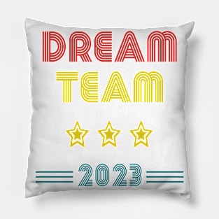 Dream Team 2023 Vintage Pillow