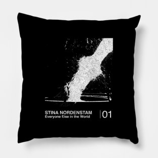 Everyone Else In The World / Minimalist Graphic Artwork Design Pillow