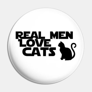 real men love cats Pin