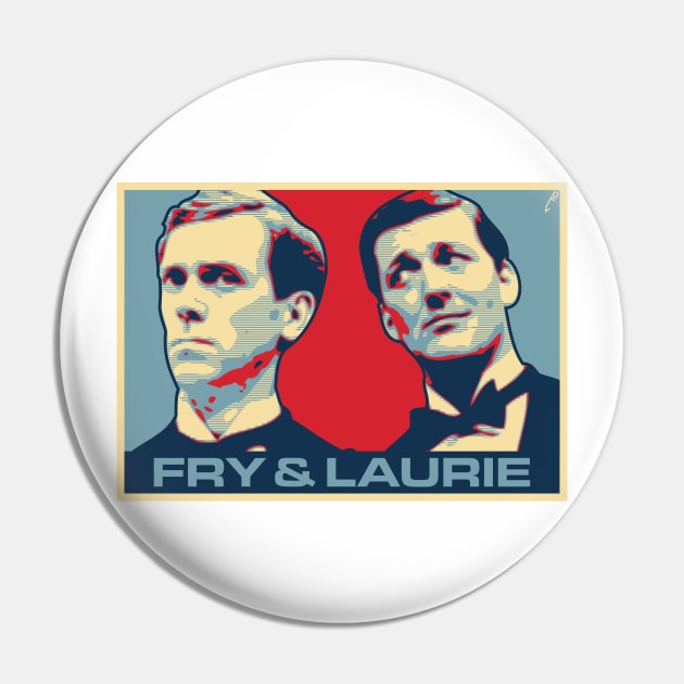 Fry & Laurie Pin by DAFTFISH