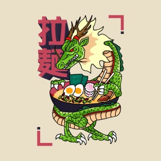 Long Flood Dragon Ramen Noodle T-Shirt