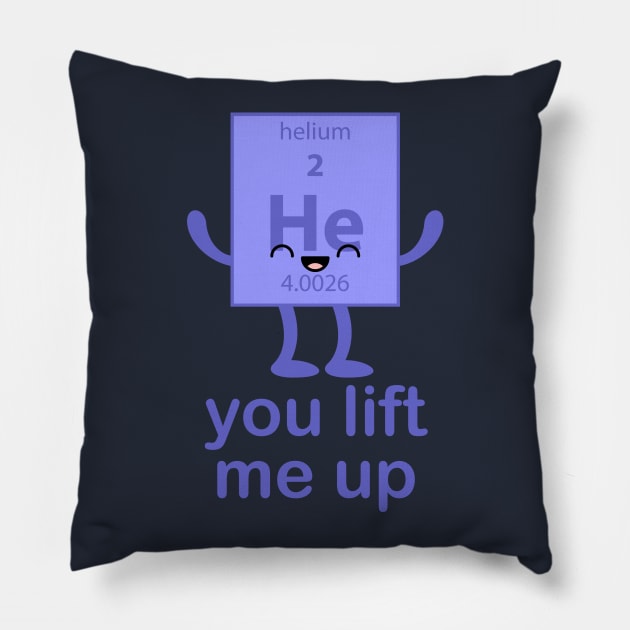 We've Got Chemistry - Helium Pillow by GrumpyVulcan