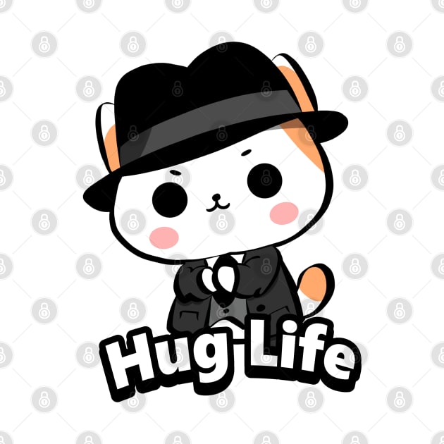 Hug Life Cat by Linys