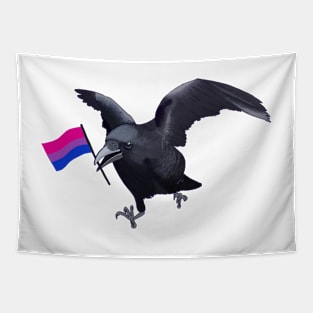Bisexual Pride Crow Friend Tapestry