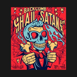 hail satan comic art T-Shirt