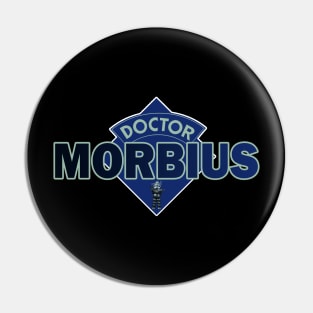 Doctor Morbius - Forbidden Planet - Doctor Who Style Logo Pin