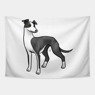 Dog - Whippet - Black and White Tapestry