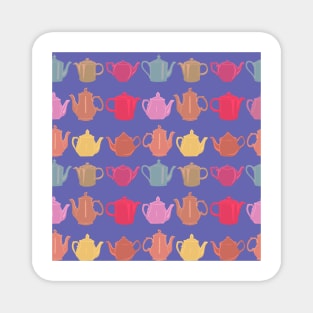 Tea Time Tea Pots Magnet