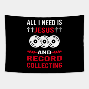 I Need Jesus And Record Collecting Records Tapestry