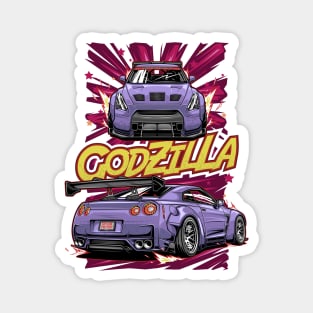 Nissan GTR GodZilla Magnet