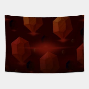 Red glow Tapestry