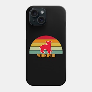 Yorkipoo Vintage Silhouette Phone Case