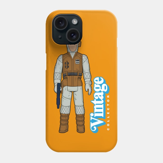 Vintage Collector - Ice Planet Soldier Phone Case by LeftCoast Graphics