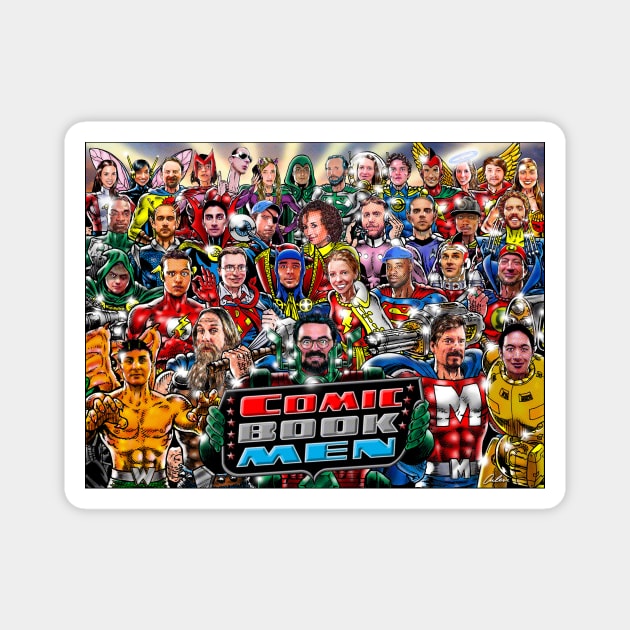 COMIC BOOK MEN Magnet by ArlenSchumer