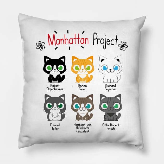 Manhattan Project Sheldon Cats Pillow by Vector-Planet