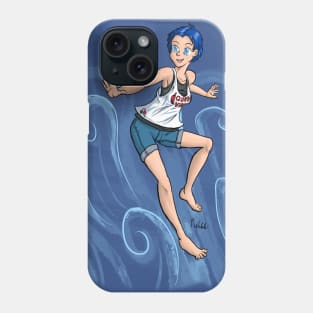 Wind Powered Girl Phone Case