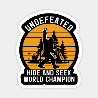 Bigfoot Hide and Seek World Champion Magnet