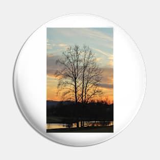 A Cold Sunset Pin