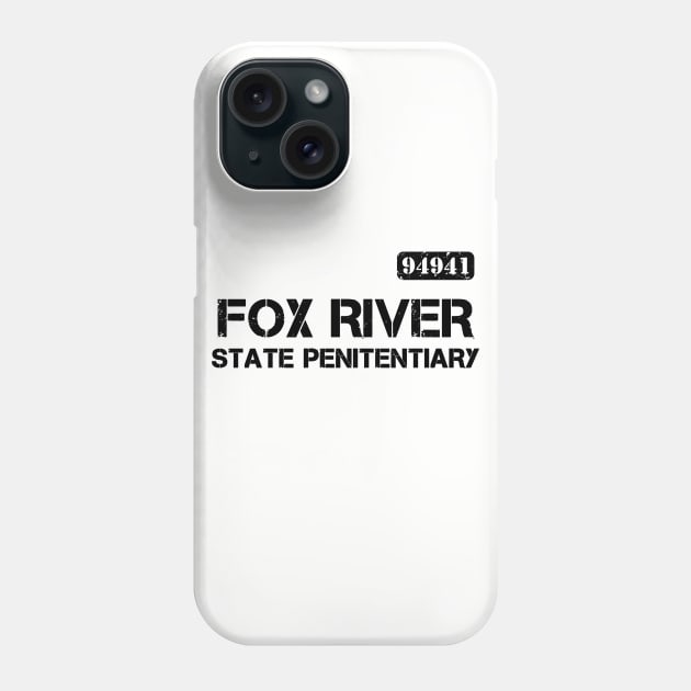 Fox River State Penitentiary Phone Case by geeklyshirts