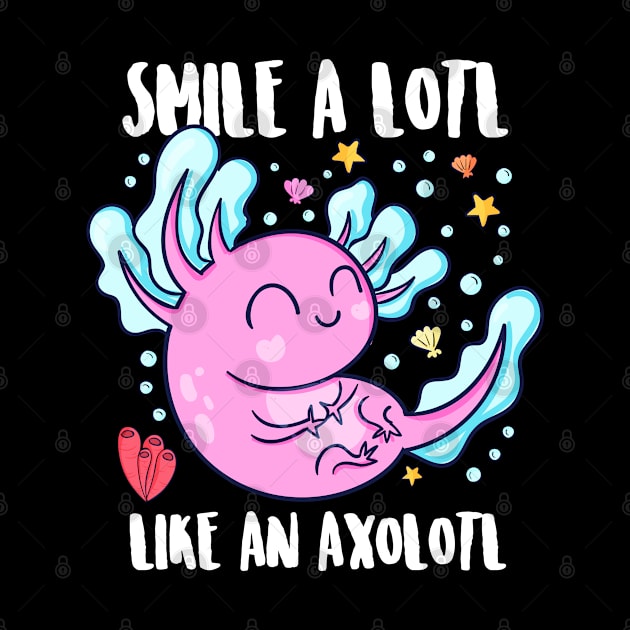 Kawaii Axolotl Shirt for Kids Boys Girls Funny Axolotl Pun by Boneworkshop